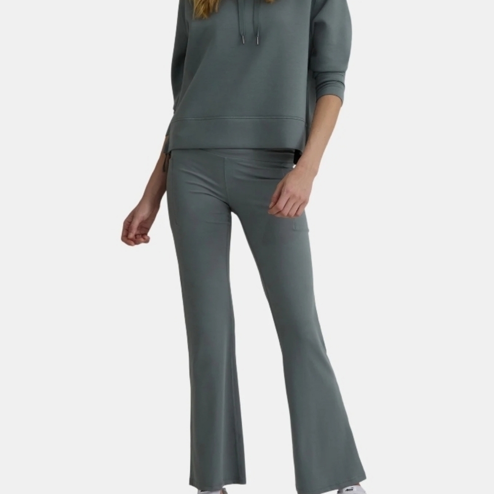 Women's Gray Hoodie and Pants Set